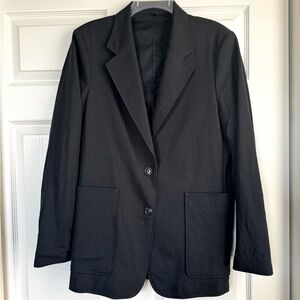 Corduroy dark green blazer with big pockets